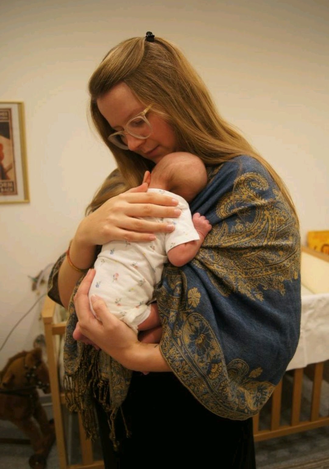 Lynn Kugler mit Baby